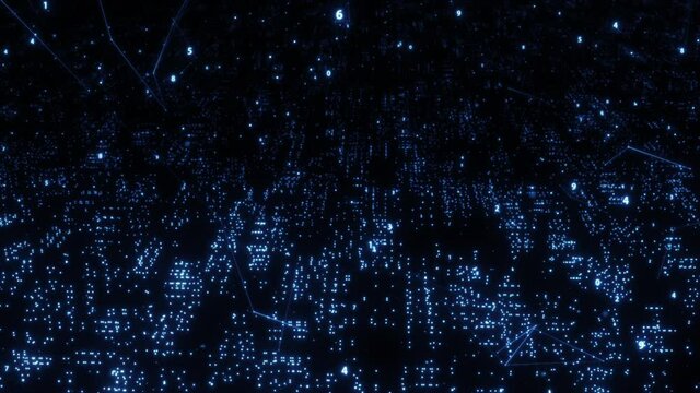 digital won. quantum technology digital computing concept
