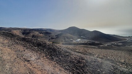 fuerteventura dessert climate Pico de la Zara hikking