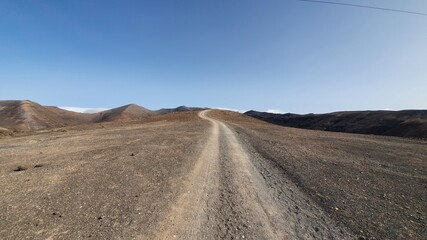 fuerteventura dessert climate Pico de la Zara hikking