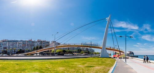 Street view in Izmir City of Turkey