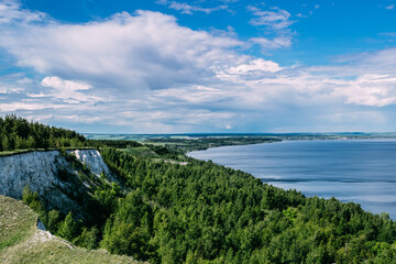 view of the river in the mountains