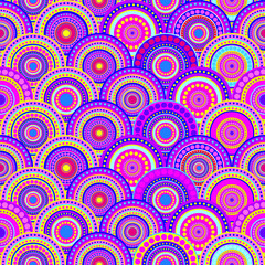 Seamless pattern. Vintage decorative elements. Oriental pattern, vector illustration. Islam, Arabic, Indian, Turkish motifs