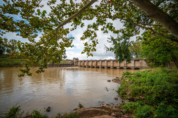 Fototapeta na wymiar River dam