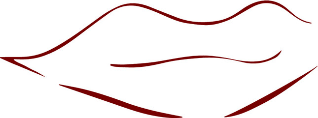 illustration of lips