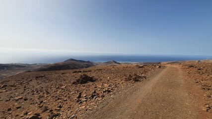 fuerteventura dessert climate Pico de la Zara hikking