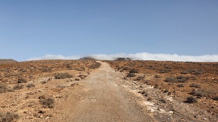 fuerteventura dessert climate Pico de la Zara hikking