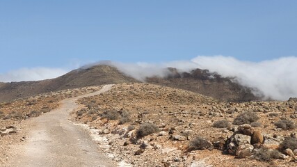 fuerteventura dessert climate Pico de la Zara hikking