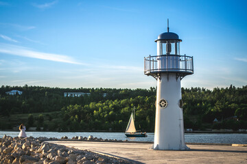 lighthouse on the coast