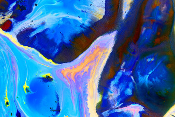 Mixture of acrylic paints. Abstract  ink painting background,  Inkscape concept