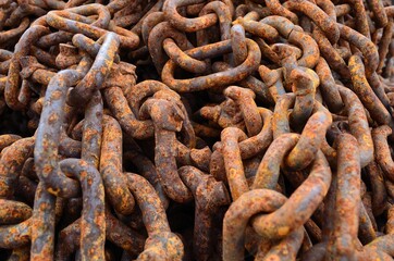 Fototapeta premium rusty chain