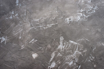 Gray dark concrete background texture close-up