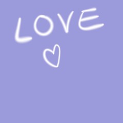 love and heart on a purple background. Valentine's day.