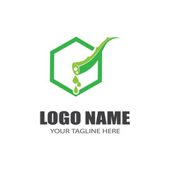 Aloe vera vector illustration design icon template