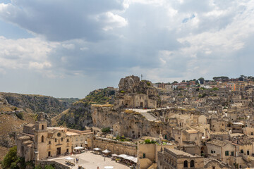 Fototapeta na wymiar Matera, an Unesco World Heritage site from Italy