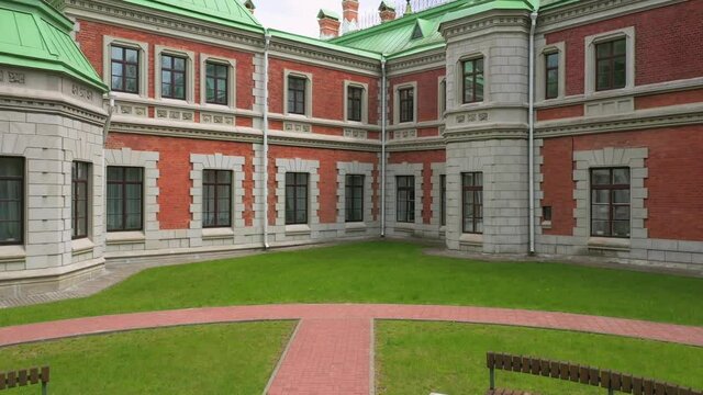 Manor-park Complex Gatowski-Poklevsky-Kozell Estate On Bank Of River Dobosna. Krasny Bereg Red Beach. Zhlobin district. RED BEACH VILLAGE. The city Krasnyj bereg. 
