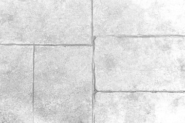 Fototapeta premium White cement tile floor outside the building pattern and seamless background