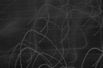 Black and white shoot with shutter speed low, lines of light.