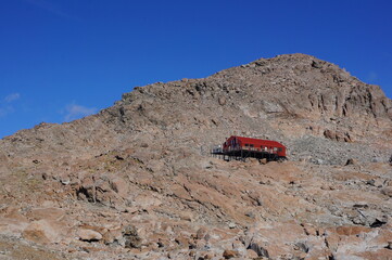 
Mueller Hut in Mount Cook National park in New Zealand