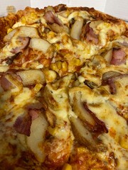 bacon potato pizza