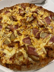 bacon potato pizza