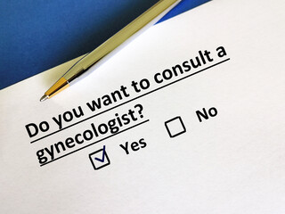 Fototapeta premium Questionnaire about specialist