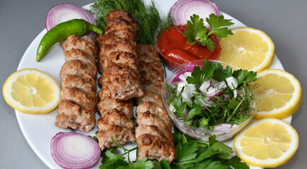 Lula kebab in Mediterranean cuisine