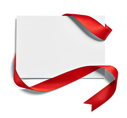 ribbon bow card note chirstmas celebration greeting