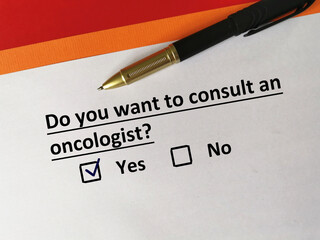 Questionnaire about specialist
