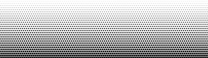 Black and white dots background. Pop art pattern, texture. Modern pattern. Vector illustration