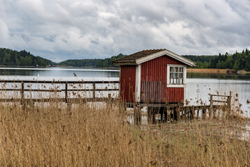 cabin on the river