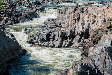 Great Falls, VA, USA, water falls, landscape, nature
