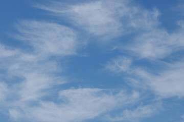 blue sky with clouds