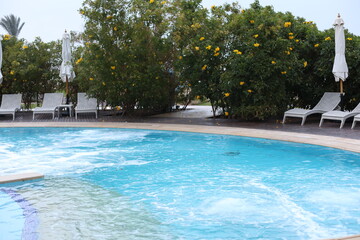 swimming pool in the resort