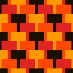 Contemporary geometric pattern. Repeated polygons, rectangles motif. Simple ornament. Modern abstract background. Seamless surface design. Geo wallpaper. Digital paper, textile print. Vector art