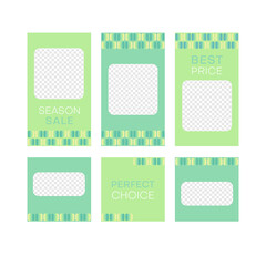 Editable design templates. Frames for web, banners, video, social media etc.