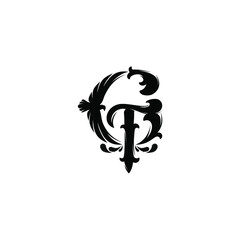 vintage initial G and T