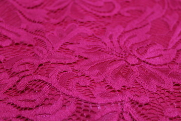 Florales Muser Spitze rot