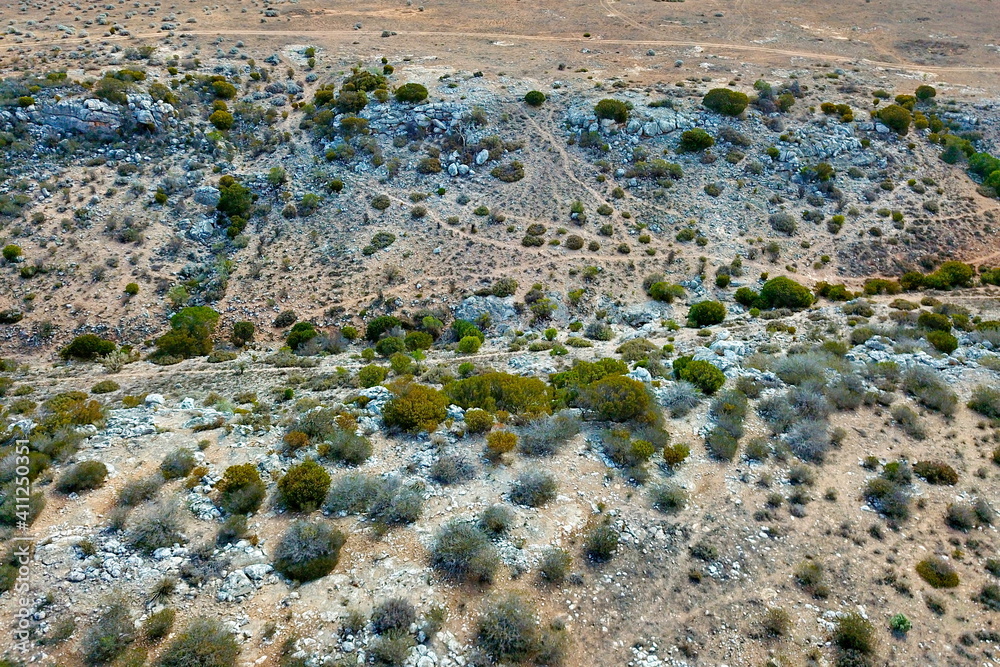 Canvas Prints Dirt tracks across the Australian outback