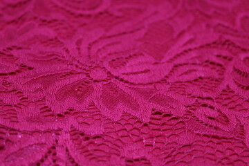 rote Spitze Blumen Muster