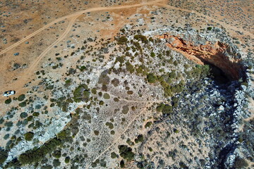 Adventure 4wd driving in the outdoors