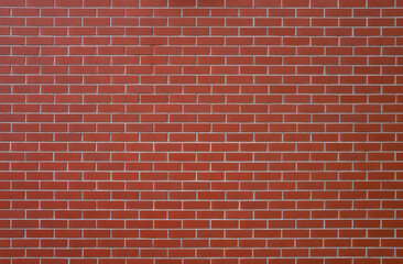 Texture of a red brick wall