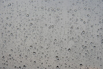 rain drops on window glass