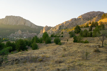 Fototapeta premium Landscape view of the mountains