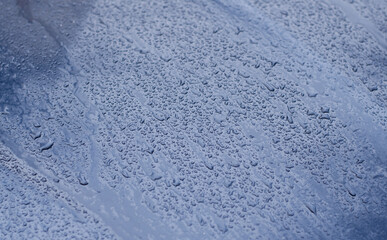 Obraz premium Raindrops on the surface. Rain.