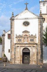 Fototapeta premium Santa Maria Church, Obidos, Estremadura and Ribatejo, Portugal