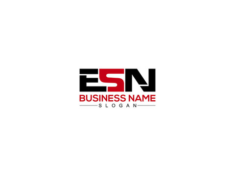 Letter ESN Logo Icon Design For New Business