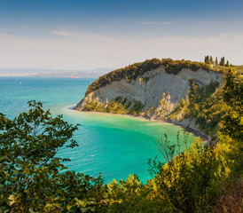 Nature of Slovenia coast, Strunjan reserve - obrazy, fototapety, plakaty