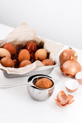 Easter tradition of painting eggs