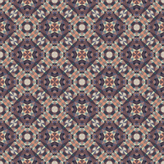 Geometric seamless pattern, ornament, abstract colorful background, fashion print, vector texture.