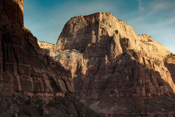 Fototapeta premium View of Zion National Park from Angels Landing, Utah, United States of America